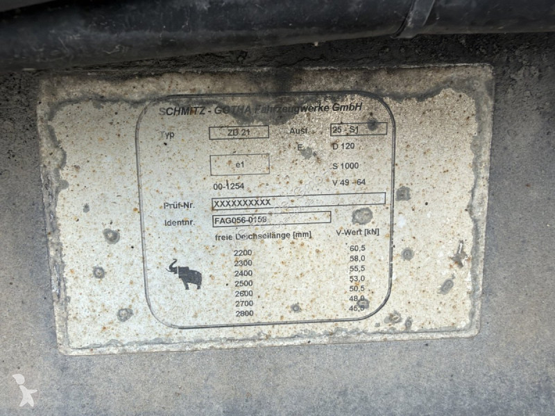 Remorque Schmitz Cargobull Gotha ZWF 18 MAXI