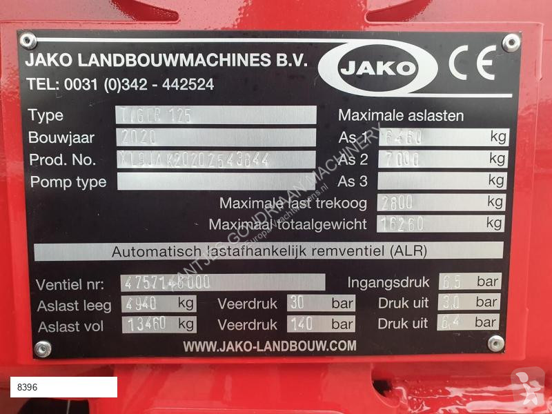 Landbouwaanhangers  Tiger 125