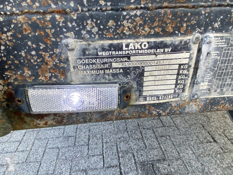 Aanhanger Lako CF 85.360 + 2 axle