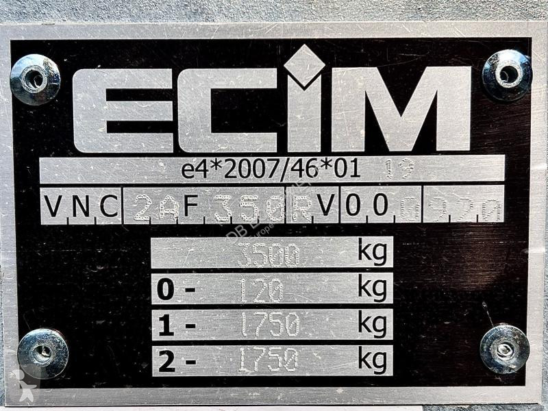 Remorque Ecim REMORQUE PORTE ENGINS 2 ESSIEUX...