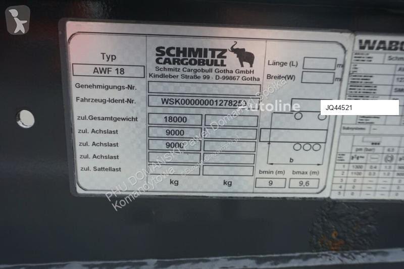 Reboque Schmitz Cargobull BDF / 7,15 , 7,45 / 2...