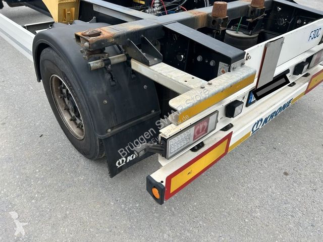 Släp Krone 2 Achswechselfahrgestell, Typ: MAXI...