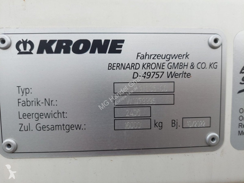 Equipamentos pesados Krone Wechselpritsche 7,45...