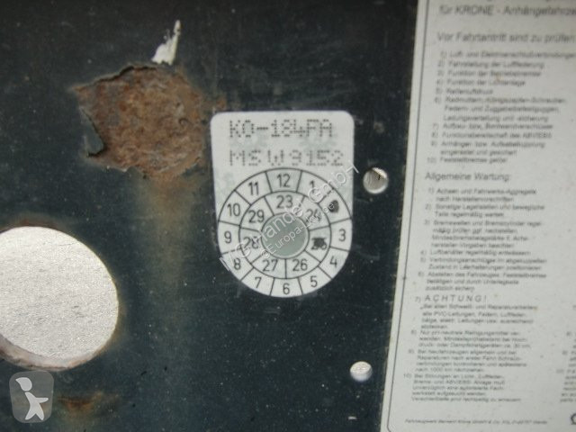 Reboque Krone  Maxi Lafette BPW Achsen 3 Stück