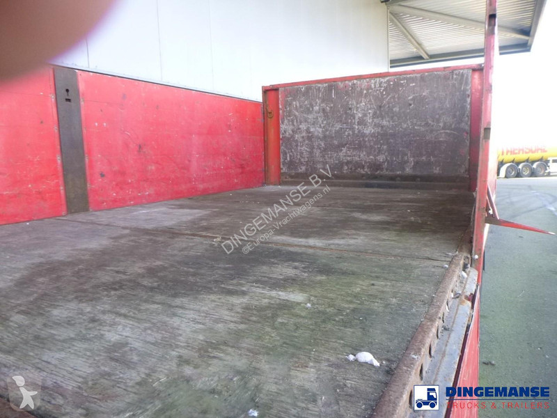 مقطورة Krone 3-axle open box drawbar trailer...