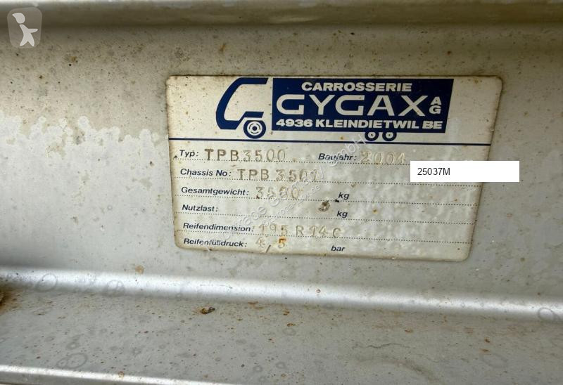Remorque  GYGAX TPB3500