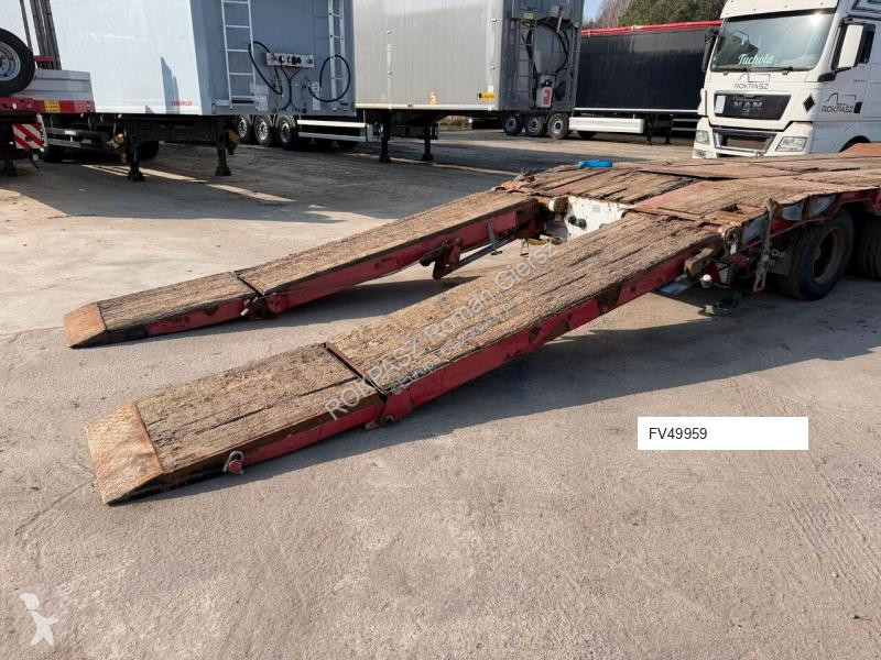 مقطورة Goldhofer Low Loader Trailer Ramps