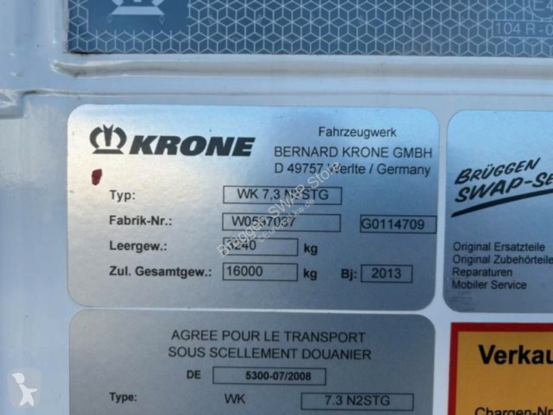 تجهيزات الآليات الثقيلة Krone Heck hohe...