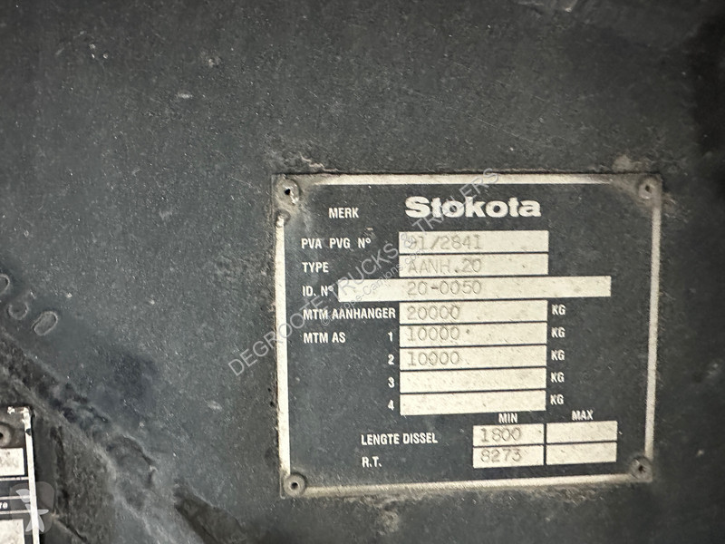 مقطورة Stokota Tank 20000 L