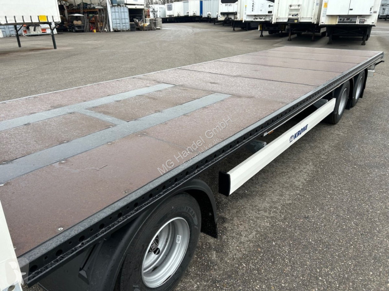 مقطورة Krone Jumbo Plateau Anhänger 8.6 Meter, BPW