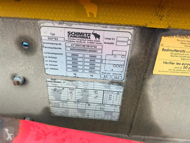 نصف مقطورة Schmitz Cargobull