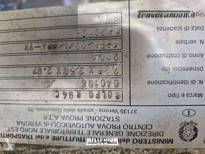 مقطورة Rolfo BIGA FRIGO ROLFO ATP 2029