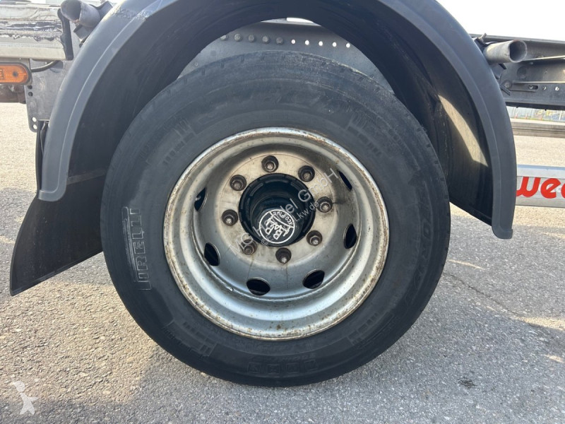 مقطورة Wecon AWZ 112, 1-Achs Lafette, BPW-Achsen