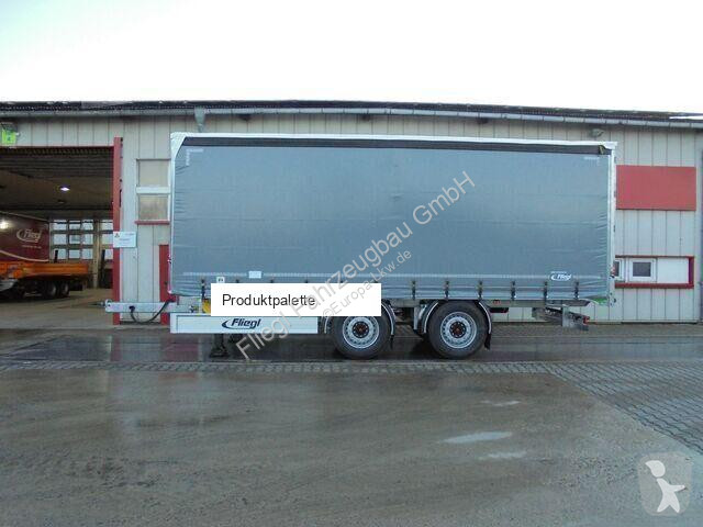 Remolque Fliegl Tandem-Plattform-Anhänger TPS 180