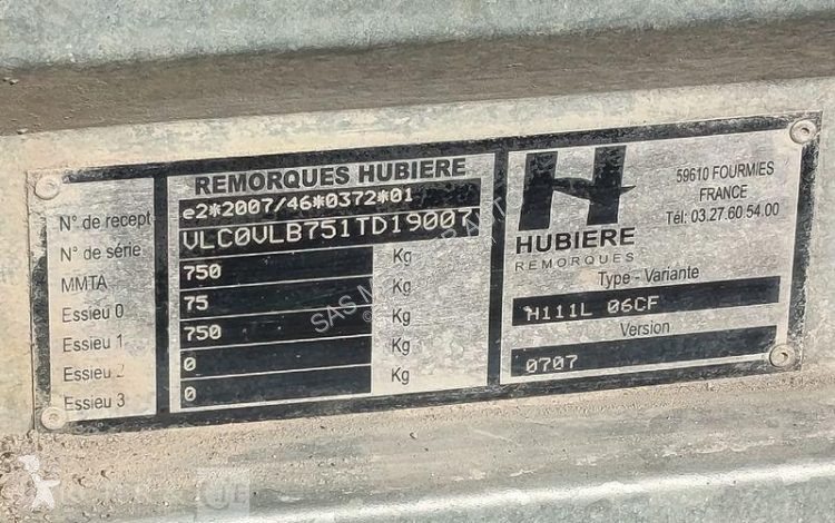 Remolque Hubière