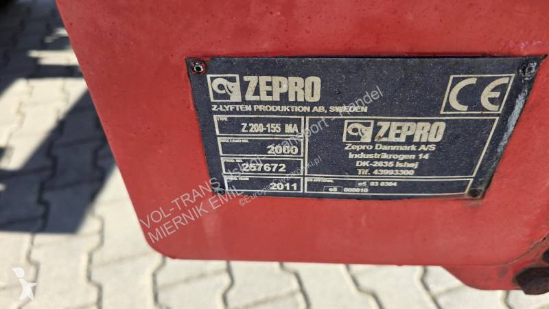 مقطورة HFR KM24 BDF + Klapa Hydrauliczna