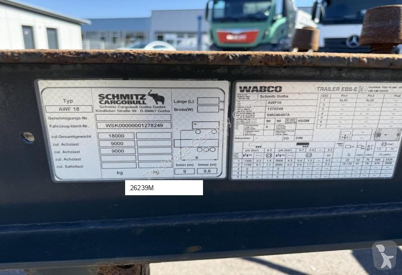 Ремарке Schmitz Cargobull AWF 18 BDF