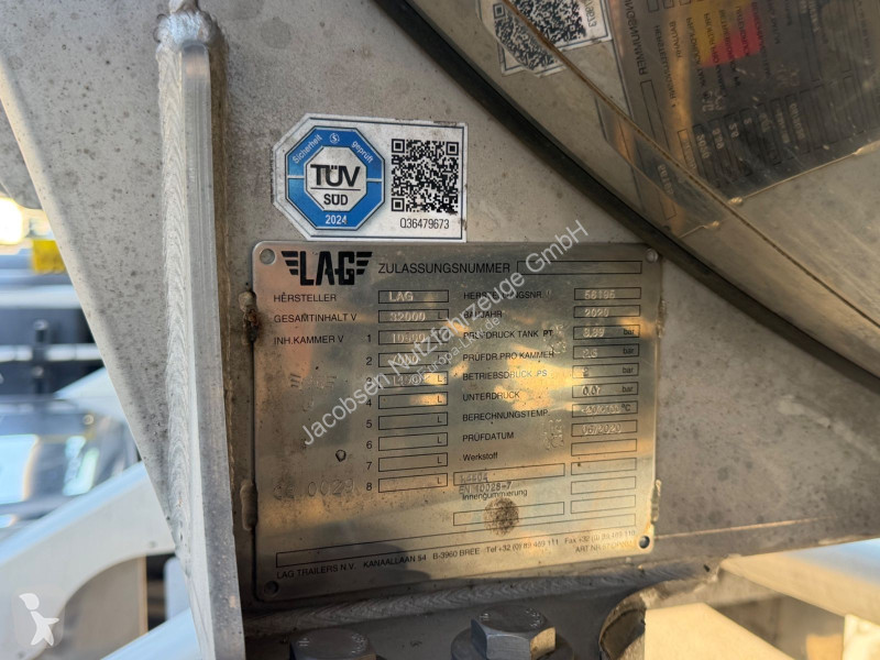 Remolque LAG O-3-ST Lebensmittel/Food Tank,...