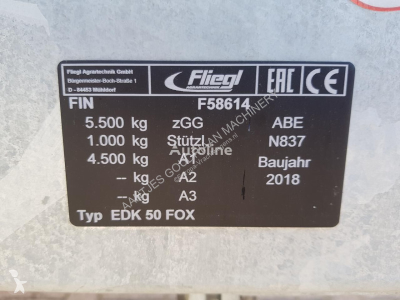 Släp Fliegl kipper EDK 50