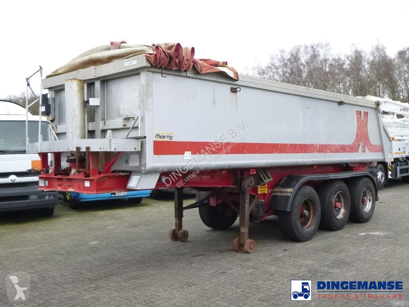 عربة نفعية Tipper trailer alu 21 m3 + tarpaulin