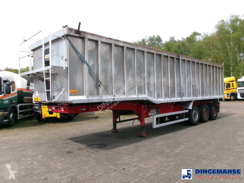 عربة نفعية Tipper trailer alu 55 m3 + tarpaulin