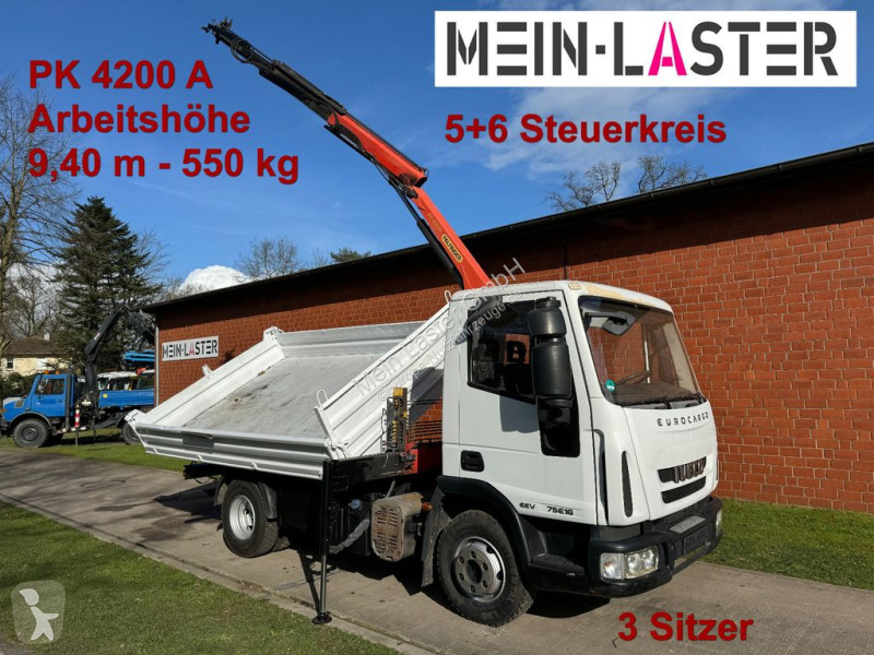 Lkw 7 5t Kipper Mit Kran Gebraucht