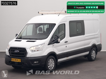 Ford Transit 130pk Dubbel Cabine L3H2 Navi ACC Airco Parkeersensoren v+a Imperiaal Euro6 L3 DC Doka Mixto Airco