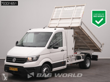 Volkswagen Crafter 177pk Kipper met Kist Dubbellucht 3,5t Trekhaak Airco Cruise Euro6 Tipper Benne Kieper A/C Towbar Cruise control