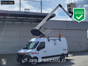 Renault Master Hoogwerker Klubb K32 Werkhoogte 12,5m L2H2 Trekhaak Airco Cruise Camera Parkeersensoren Werkplaatsinrichting Euro6 Hübartbeitsbu 145PK