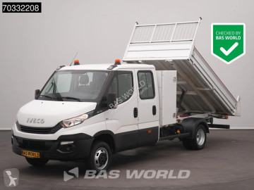 Iveco Daily 35C14 Kipper Dubbel Cabine met Kist Dubbellucht 3,5t Trekhaak Airco Cruise Euro6 Tipper Benne Kieper A/C Towbar Cruise control