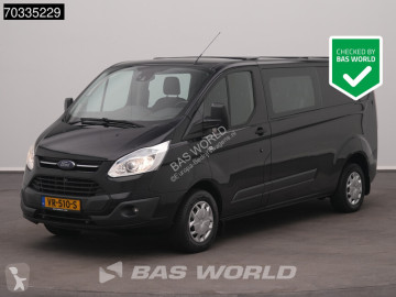 Ford Transit Custom 125pk Dubbel Cabine L2H1 Navi Trekhaak Airco Cruise Camera Parkeersensoren v+a DC Doka Mixto A/C Towbar Cruise control