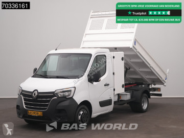 Renault Master Kipper Dubbellucht Kist Airco 3,5t Trekhaak Cruise Euro6 Benne Kieper Tipper Airco Trekhaak Cruise control 130pk
