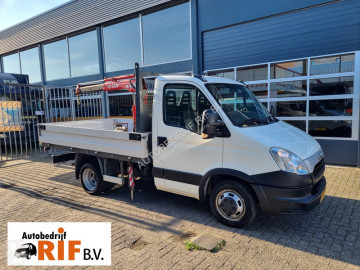 Iveco Daily 35C13 Open laadbak Kraan 850kg Maxilift Euro 5