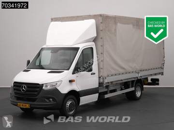 Mercedes Sprinter 519 CDI 3.0L V6 Automaat 484cm Dubbellucht Huif Bakwagen 190PK Airco Cruise Euro6 Meubelbak Koffer A/C Cruise control