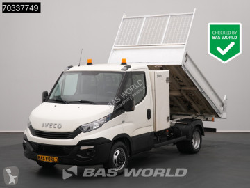 Iveco Daily 35C14 Kipper met Kist 3500kg trekhaak Airco Cruise Euro6 Tipper Kieper Open laadbak Benne A/C Towbar Cruise control