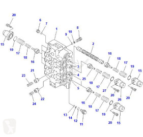 Komatsu PC800-7 Control Valve 709-14-93901