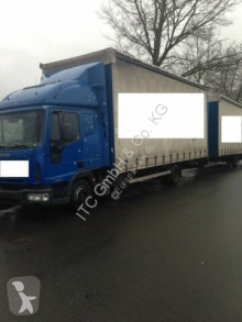 Used tarp trailer truck Iveco ML80E21 Jumbozug G.Haus Klima