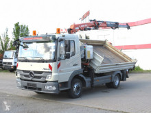 Utilitaire benne tri-benne Mercedes Atego 822 K 2-Achs Kipper Kran Greiferst.