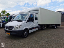Dépanneuse Mercedes Sprinter 519 DOKA + Verlhuizen 6.5m Gesloten oplegger met Laadklep - TOP! 02/2021