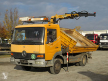 Teherautó Mercedes Atego 815 K 2-Achs Kipper Kran használt hátra és két oldalra billenő kocsi