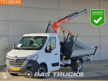 Utilitaire benne tri-benne Renault Master 2.3 dCi 163PK 3 zijdige kipper met Fassi Kraan M30A.12 Grue Tipper A/C