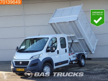 Utilitaire benne Fiat Ducato 2.3 JTD 130PK DC Kipper Trekhaak Airco Navi Airco Tipper Benne 8m3 A/C Double cabin Towbar Cruise control