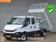 Iveco Daily 35C14 Kipper met kist Trekhaak Airco Cruise Benne Tipper A/C Double cabin Towbar Cruise control camioneta second-hand