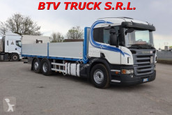 Camion plateau Scania P 380 CASSONE FISSO CON PEDANA A BATTUTA