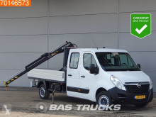 Opel haszongépjármű plató Movano 2.3 DTI Open laadbak HIAB 017 T-2 Laadkraan Kraan Trekhaak A/C Double cabin Towbar