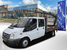 Ford haszongépjármű plató Transit 350L 140Pk 6 Persoons Hiab 025 3x Uitschuif 2800 Kg Trekaak DC