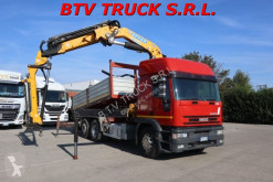 Iveco EUROTECH 440 E 42 RIBALTABILE TRILATERALE CON GRU used tipper van