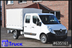 托盘式运输车 雷诺 Master Renault 7 Sitzer Doka Pritsche Plane mit Klima