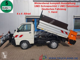 Maquinaria vial camión quitanieves con salero Piaggio Porter S90 4x4 Kipper Winterdienst Streuer Pflug