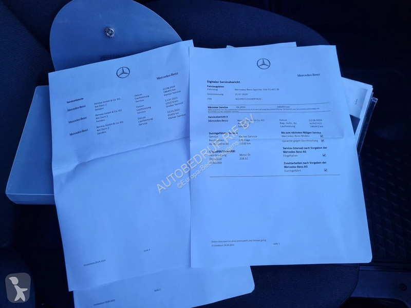 Nyttofordon Mercedes 316 CDI Open laadbak...